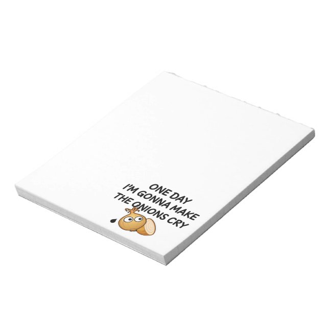 En dag ska jag få lönen att Gråta Anteckningsblock (Roterad)