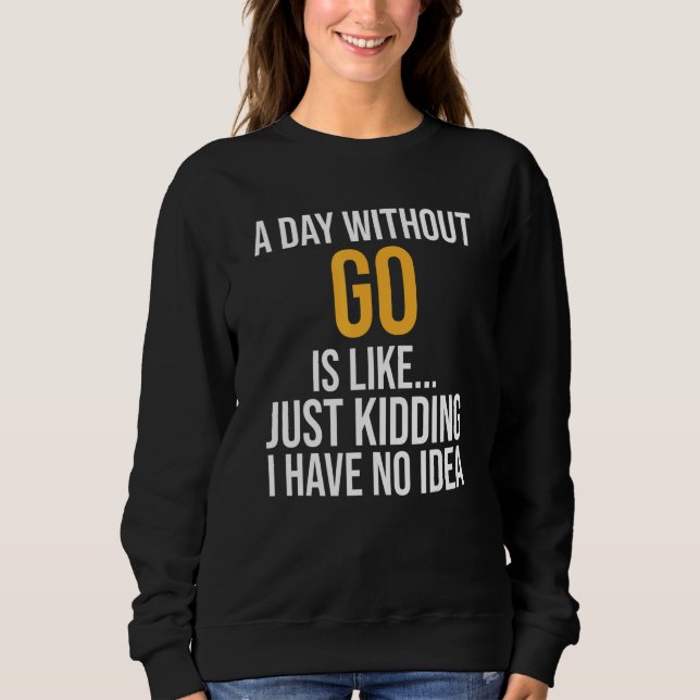 En dag utan att gå är som t shirt (Framsida)