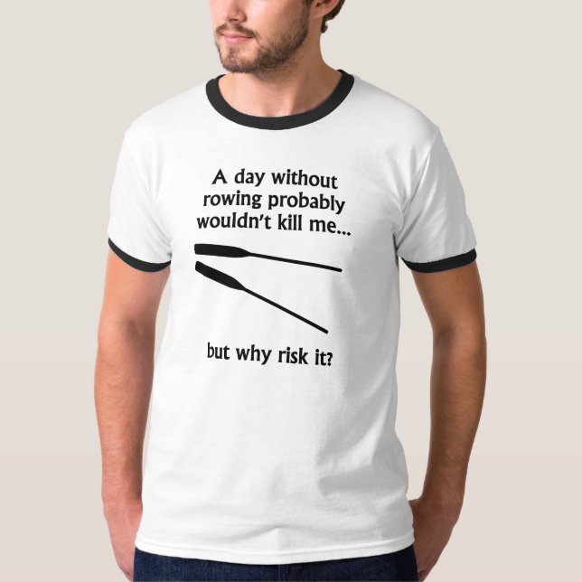 En dag, utan att ro t-shirt (Framsida)