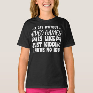 En dag utan Coola för spelspel i Älskare T Shirt