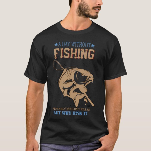 en dag utan fiske t shirt (Framsida)