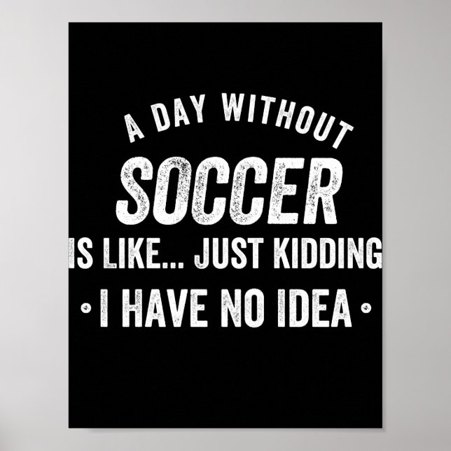 En dag utan fotboll är som att bara hålla poster (Framsidan)