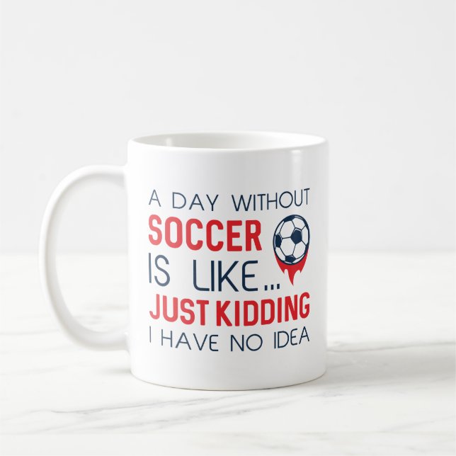 En dag utan fotboll kaffemugg (Vänster)