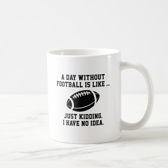 En dag utan fotboll kaffemugg (Höger)