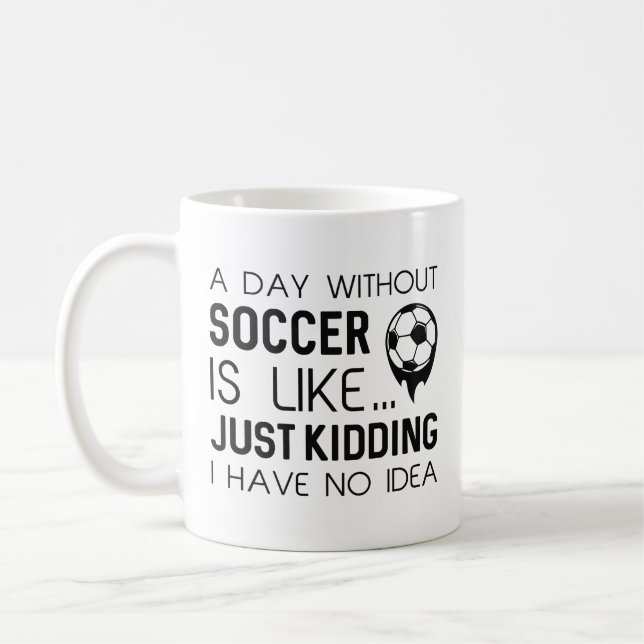 En dag utan fotboll kaffemugg (Vänster)