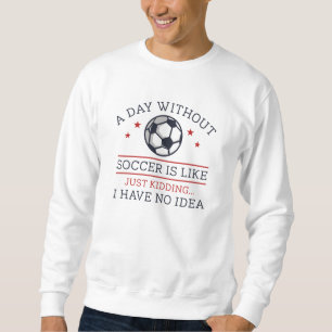 En dag utan fotboll lång ärmad tröja