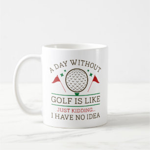 En dag utan Golf Kaffemugg