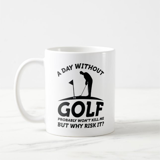 En dag utan Golf Kaffemugg (Vänster)