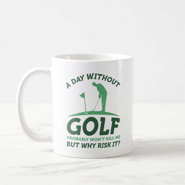 En dag utan Golf Kaffemugg (Vänster)