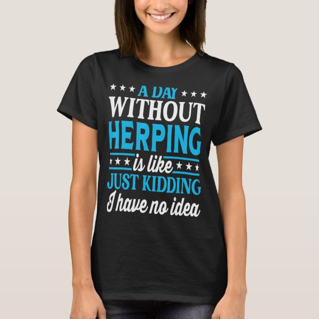 En dag utan Herpingrödor T Shirt (Framsida)