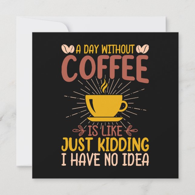 En Dag Utan Kaffe Är Bara Att Skämta (Framsida)