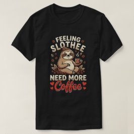 En Dag Utan Kaffe Bara Skämtar Roligt Kaffe T Shirt