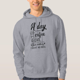 En dag utan kaffe, bästa stil Manar Basic Hoodie