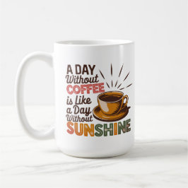 En dag utan kaffe kaffemugg