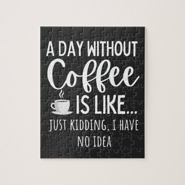 En dag utan kaffeynglingen Älskare Pussel (Vertikal)