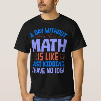 En dag utan matematik, Roliga meningar T Shirt