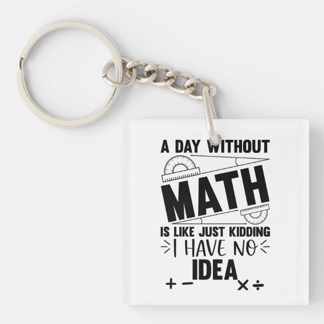 En dag utan Math Funny Math Gift, matematik (Framsidan)