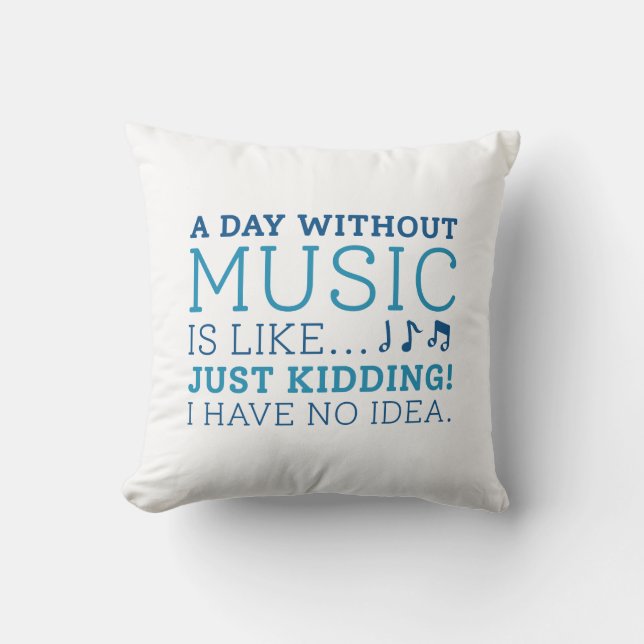 En dag utan musik kudde (Framsida)