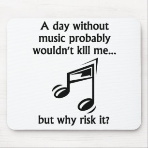 En dag utan musik musmatta