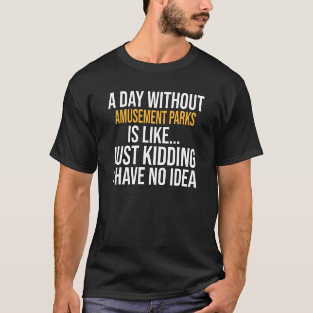 En dag utan omtanke är Parker som T Shirt (Framsida)