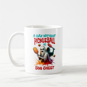 En dag utan Pickleball är Boo Lakan Halloween Kaffemugg