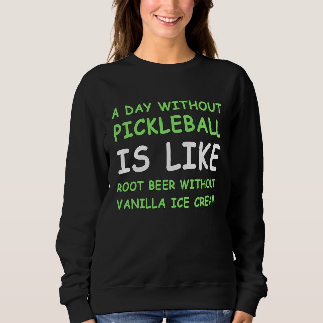 En Dag Utan Pickleball & Glass T Shirt (Framsida)