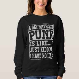 En Dag Utan Punk Är Som Emo Heavy Metal Fick T Shirt