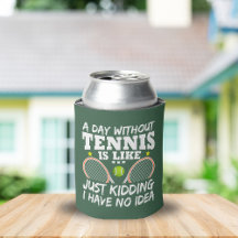 En dag utan tennis Funny Quote-Personlig