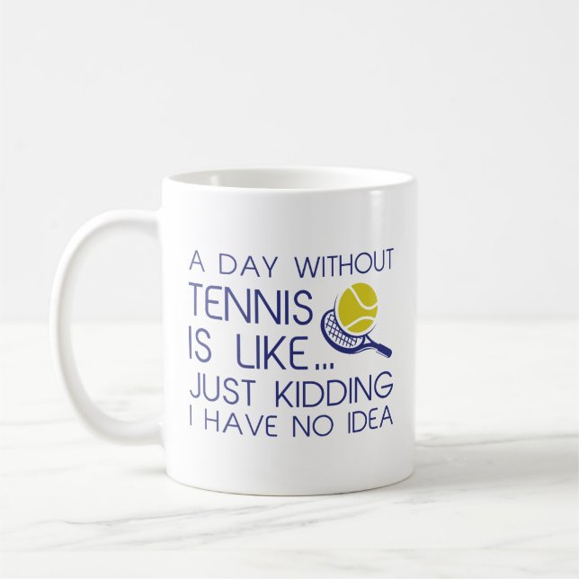 En dag utan tennis kaffemugg (Vänster)