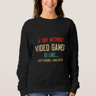 En dag utan tv-spel är som rolig spelare t shirt