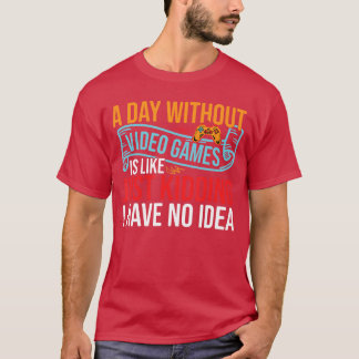 En dag utan tv-spel Videospelare Spelande Pojkar T Shirt