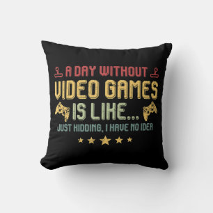 En dag utan videospel är som Roligtens videospelar Kudde
