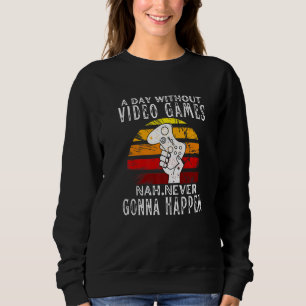 En dag utan videospel Boys Tonåring barn Gamer Fu T Shirt
