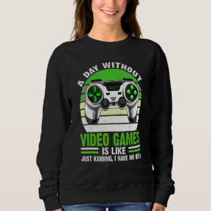En dag utan videospel - ett roligt spel för spel t shirt