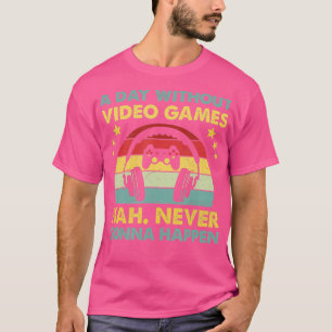En dag utan videospel ger för manar rum t shirt