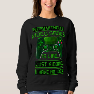 En dag utan videospel Videospelaren spelar spel T Shirt