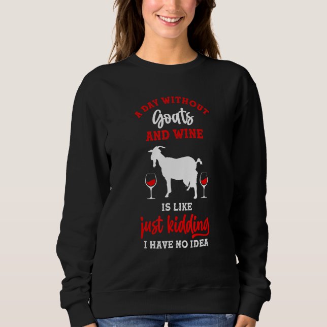 En dag utan Vin och getter T Shirt (Framsida)