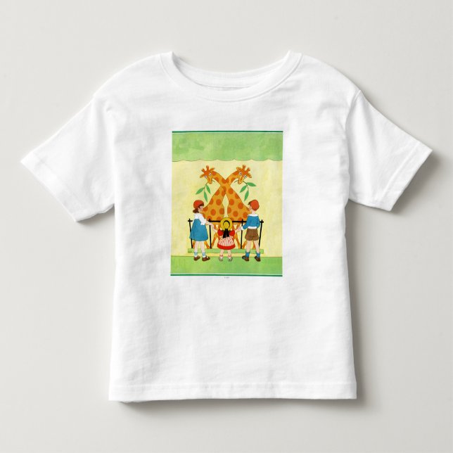 En dag vid djurparken tee shirt (Framsida)