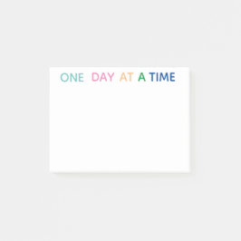 EN DAG VID EN TIDPUNKT POST-IT BLOCK