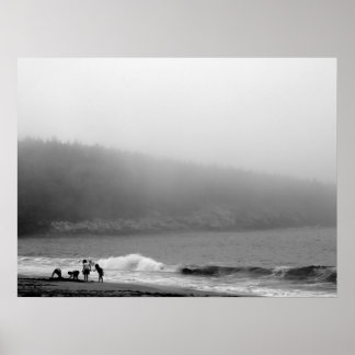 En dag vid stranden - Maine Poster