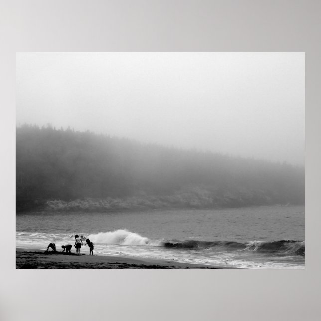 En dag vid stranden - Maine Poster (Framsidan)