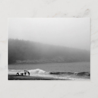 En dag vid stranden - Maine Vykort