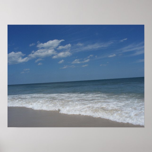 En dag vid stranden poster (Framsidan)