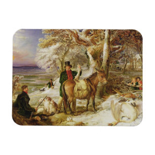 En dags sport, 1826 (olja på kanfas) magnet