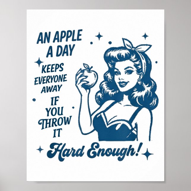 En dagscitat Retro Up-stil Poster (Framsidan)