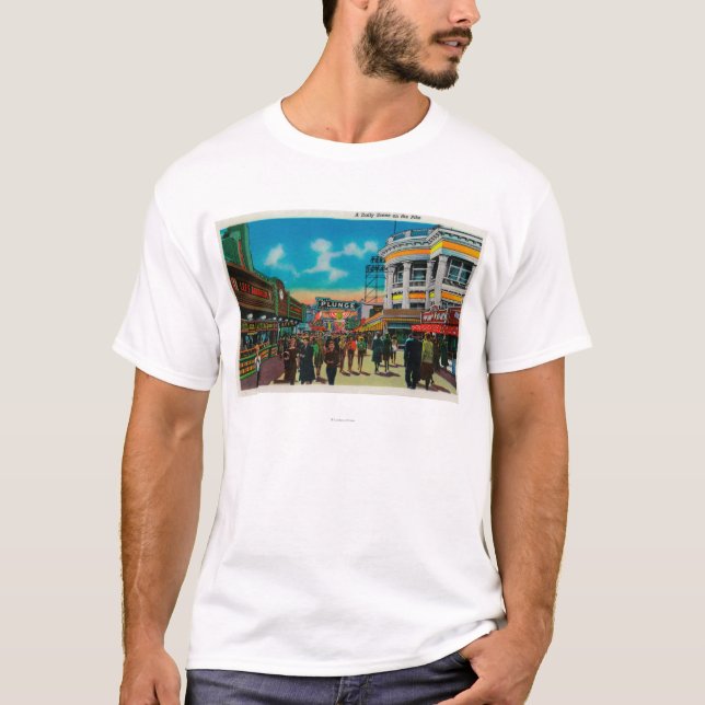 En dagstidningplats på Piken, Long Beach T-shirt (Framsida)