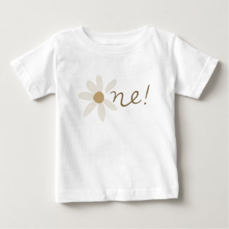 En Daisy Blommigt Första födelsedag Cute Tshirt T Shirt