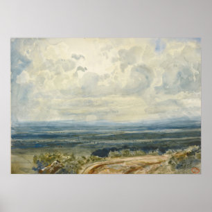 En dal i Normandie (cirka 1825-1830) Poster