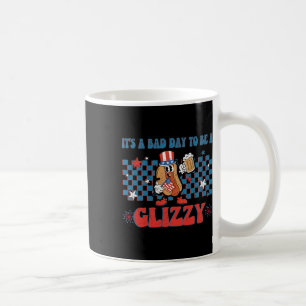 En dålig dag för att bli en glimmad, 4:e juli-varm kaffemugg