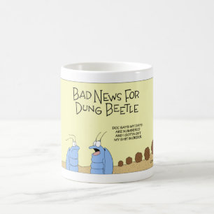 En dålig dag för en Dung Beetle Kaffemugg